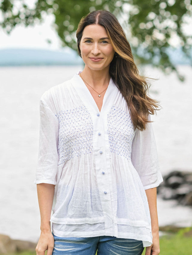April Cornell Marion Blouse - White