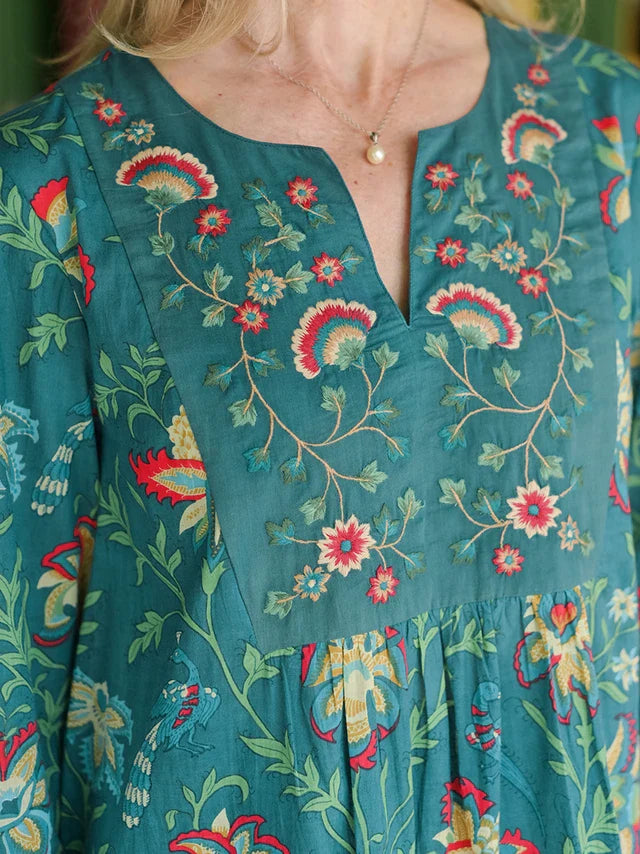 April Cornell Tatiana Tunic - Dark Teal