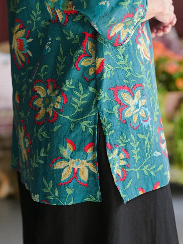April Cornell Tatiana Tunic - Dark Teal
