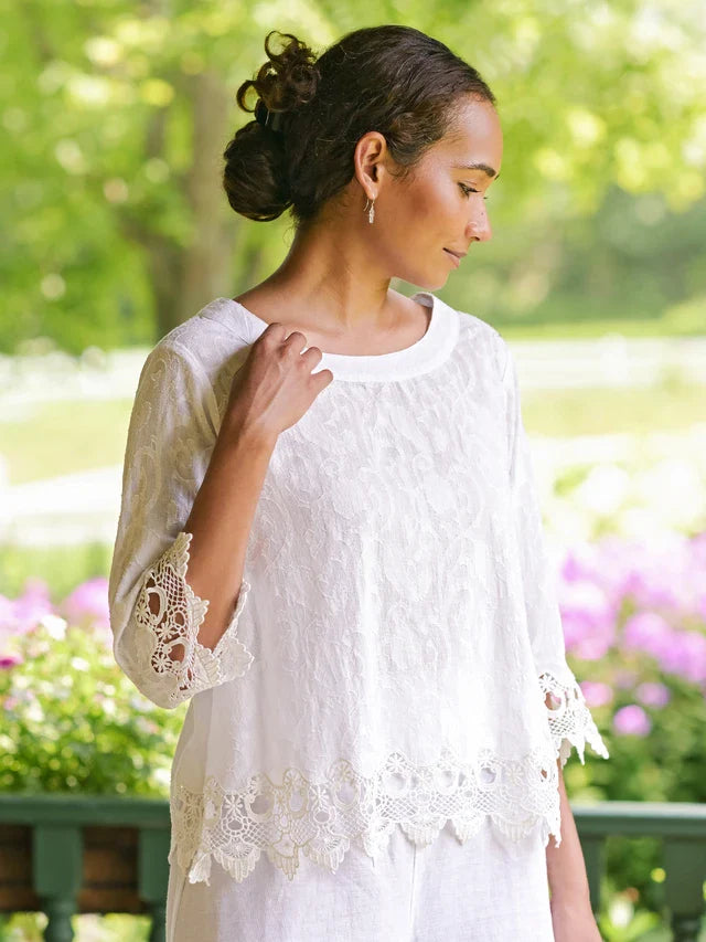 April Cornell Casablanca Blouse - White
