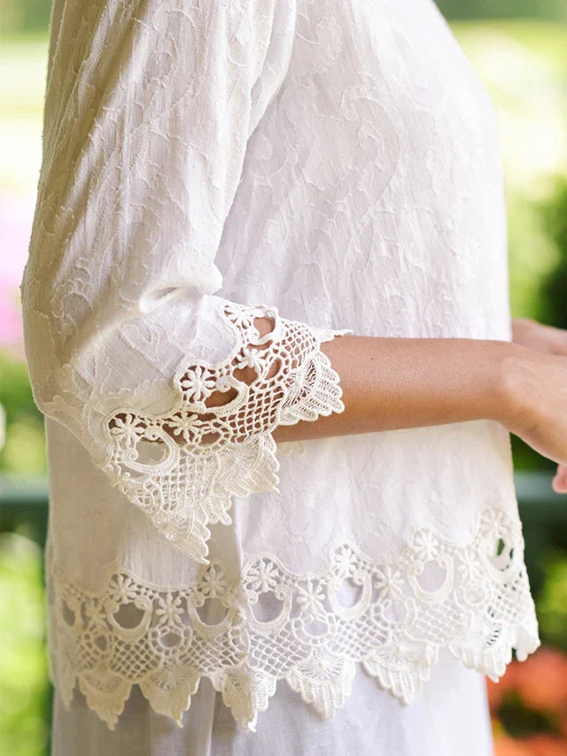 April Cornell Casablanca Blouse - White
