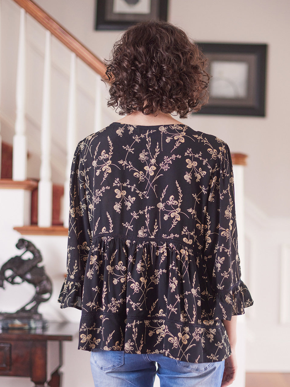 April Cornell Fall Clover Blouse
