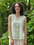 April Cornell Everyday Blouse - Soft Sage