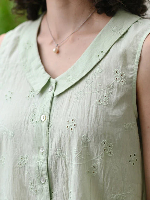 April Cornell Everyday Blouse - Soft Sage