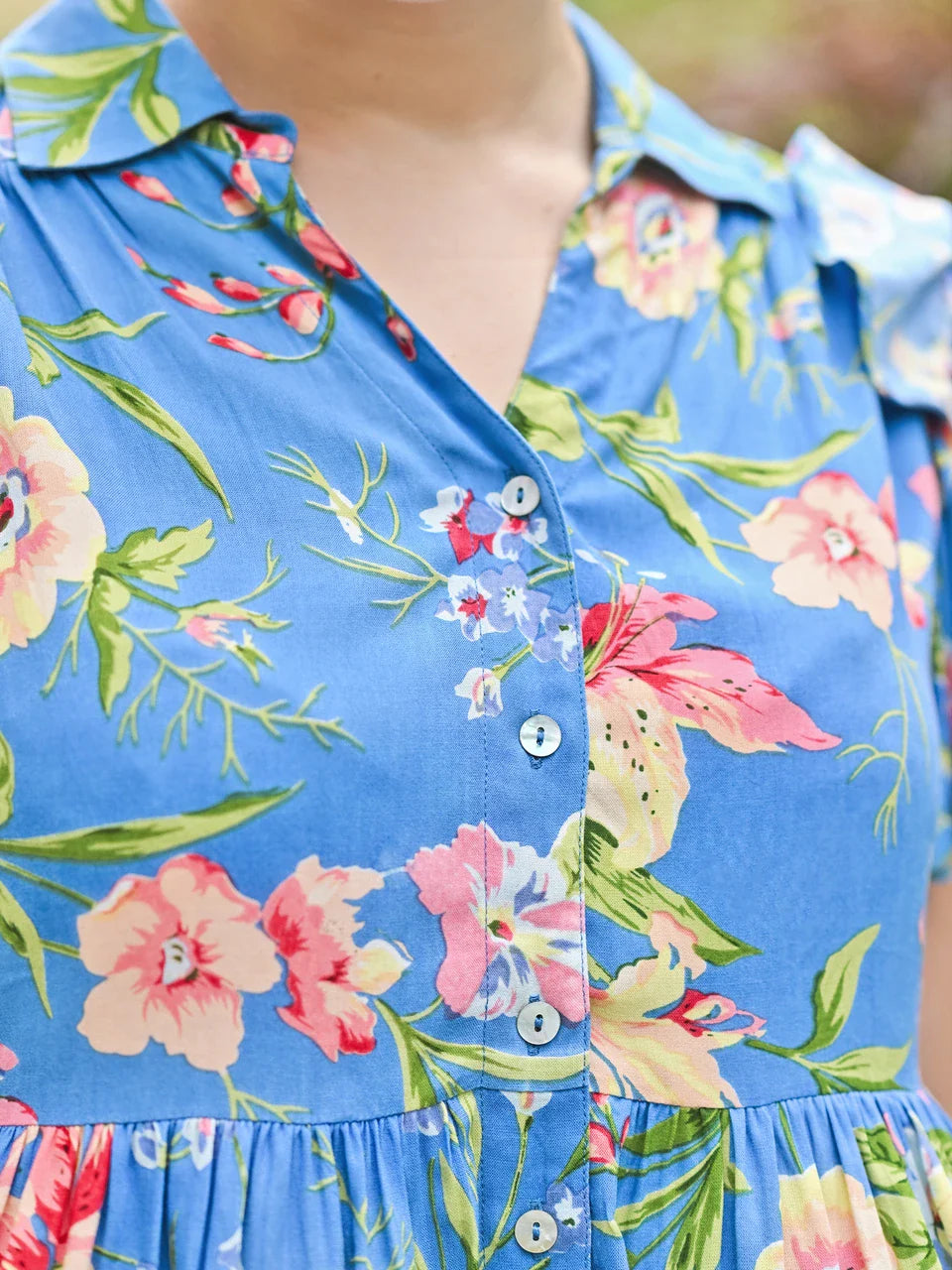 April Cornell Lillian Blouse - Blue