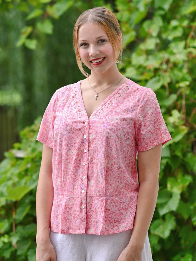 April Cornell Heather Blouse - Pink