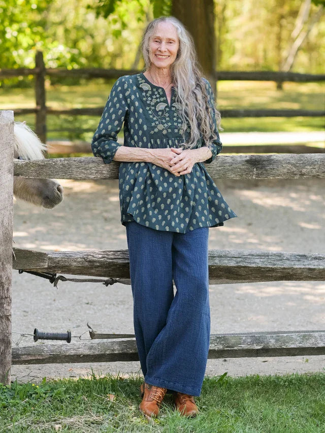 April Cornell The Artist Tunic - Indigo