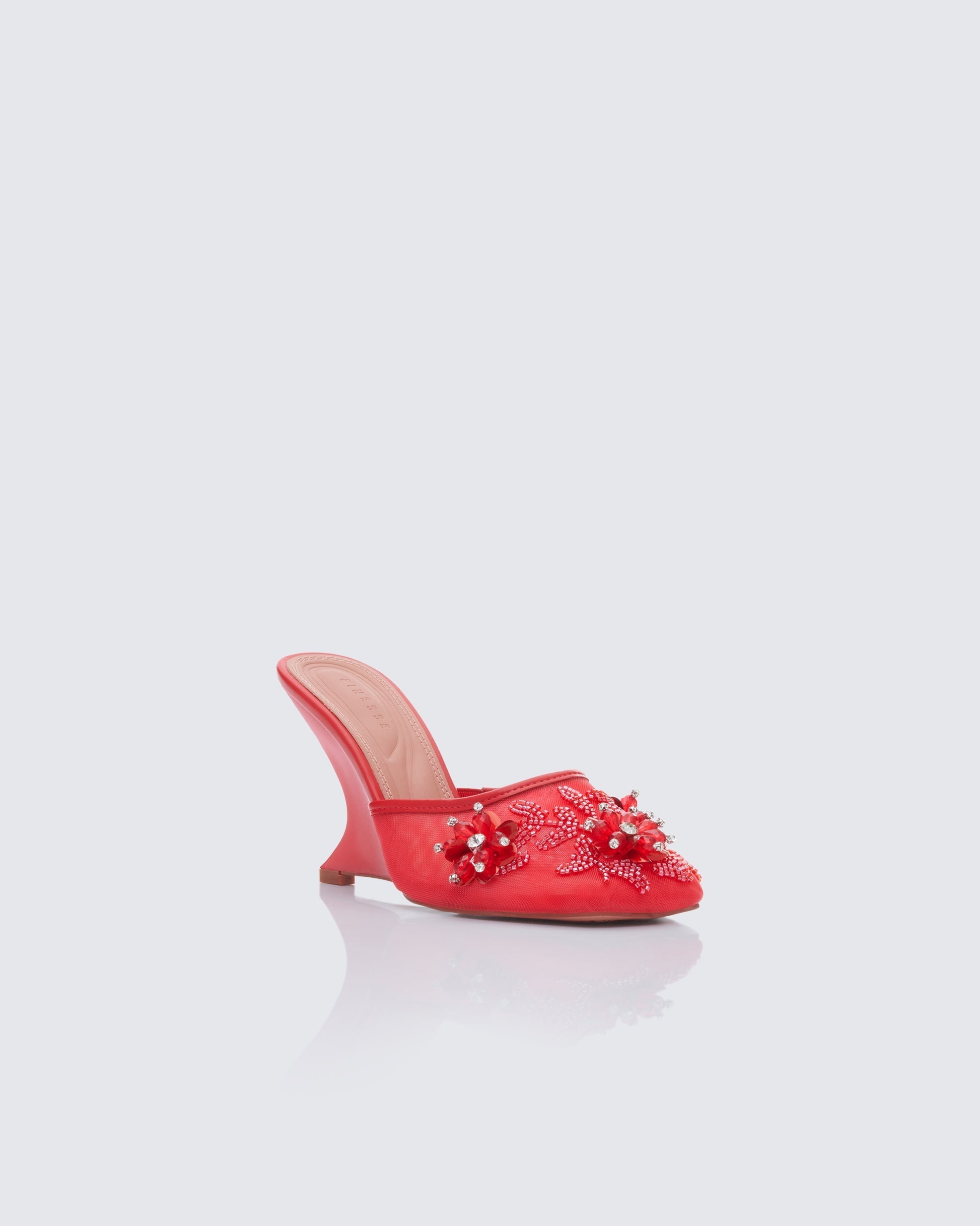 Finesse Brandi Mesh Wedge Sandal