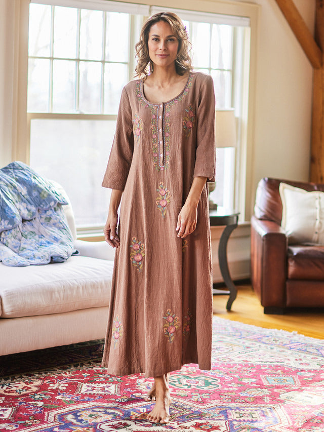 April Cornell Kerala Caftan - Brown