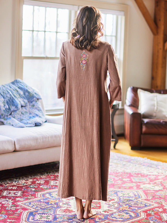 April Cornell Kerala Caftan - Brown