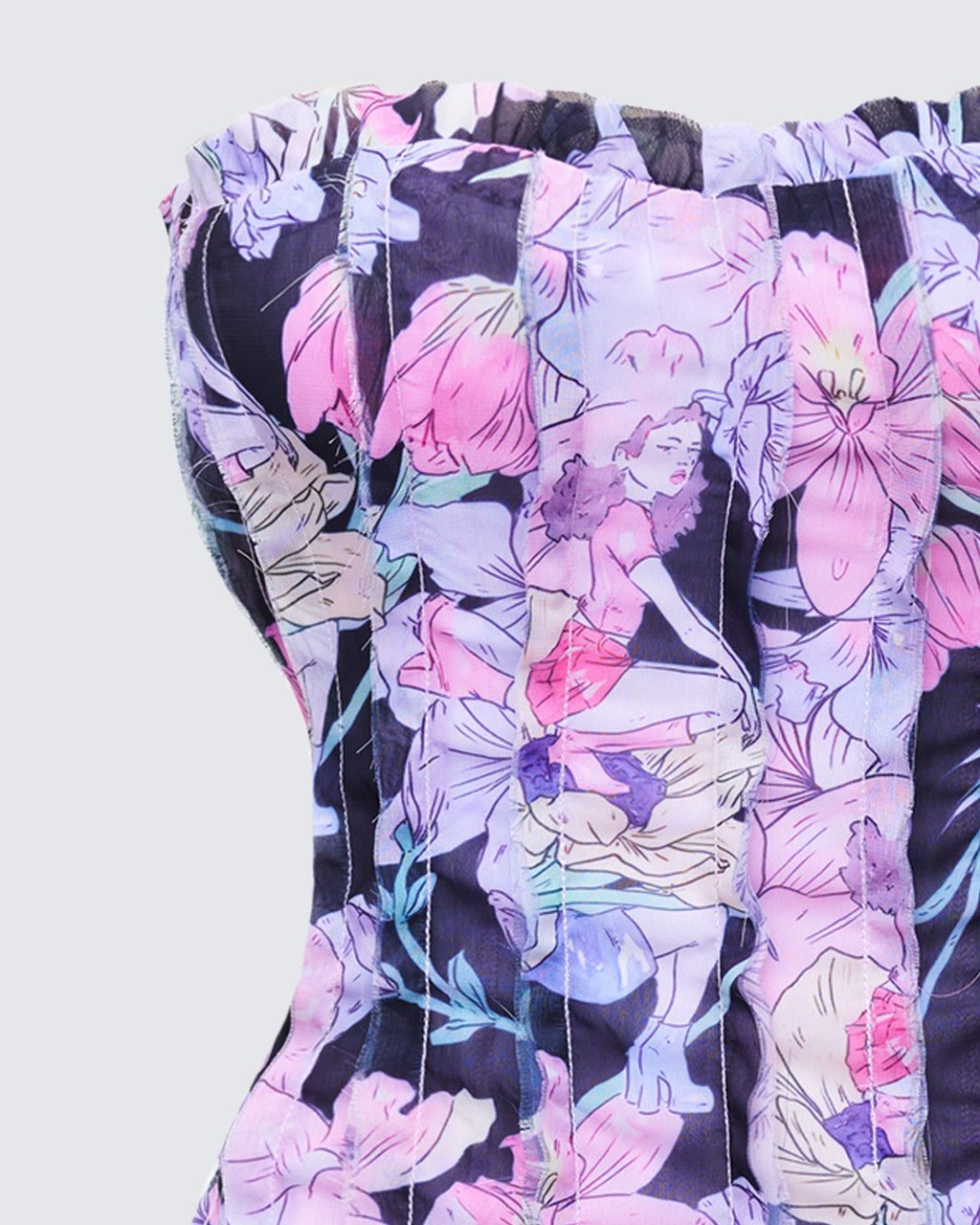 Finesse Claudette Chiffon Corset Top