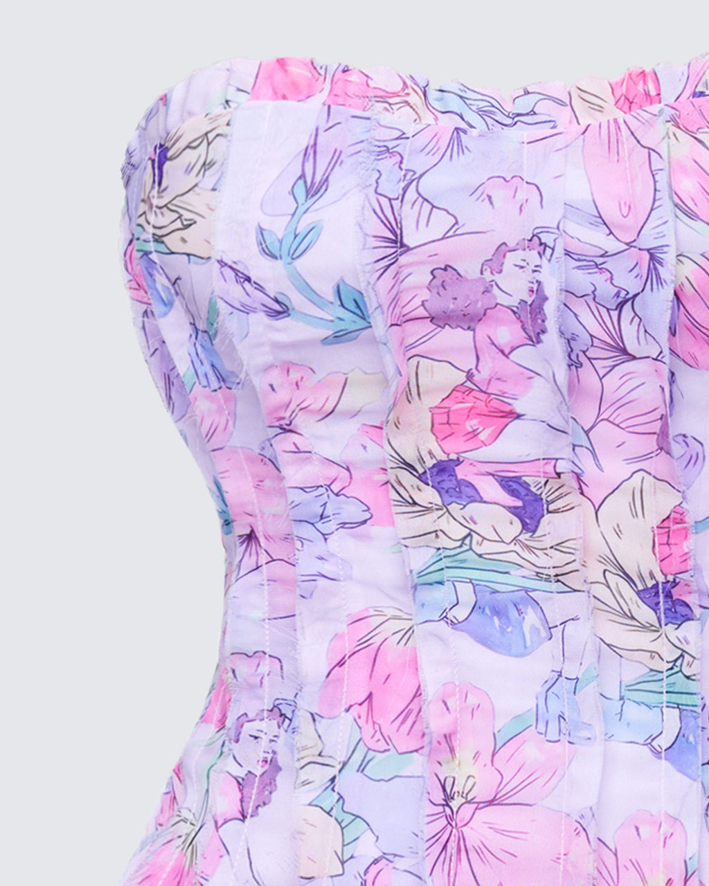 Finesse Claudette Chiffon Corset Top