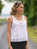 April Cornell Anglaise Camisole - White