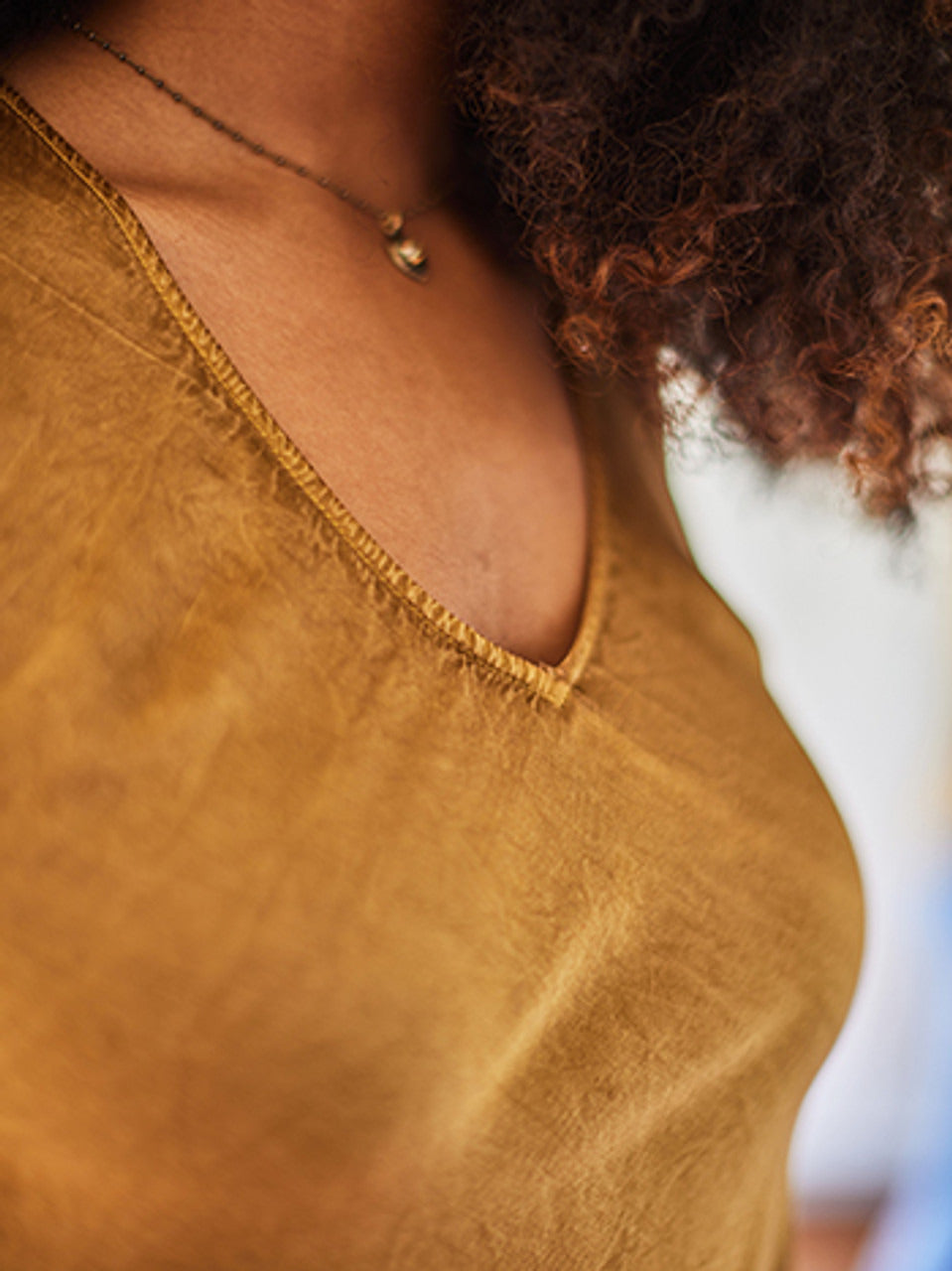 April Cornell Symphony Satin Camisole - Gold