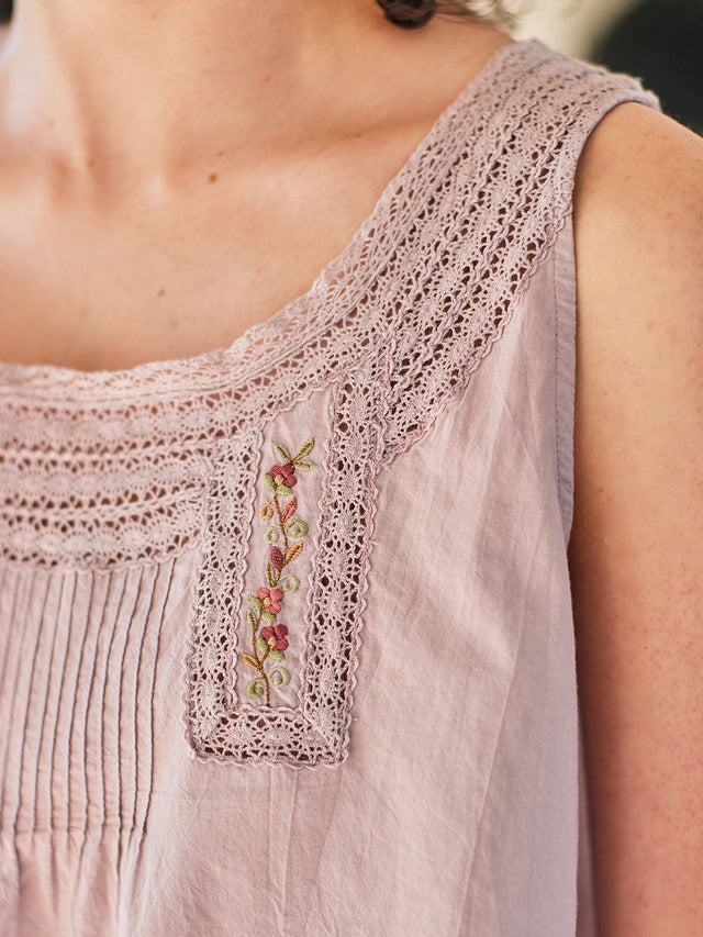April Cornell Pioneer Camisole - Amethyst