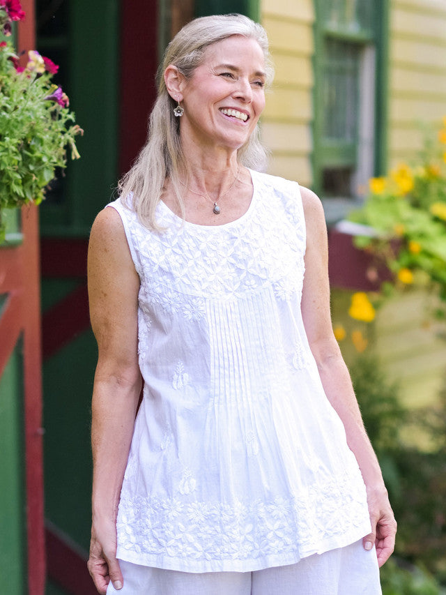 April Cornell Jasmine Camisole - White