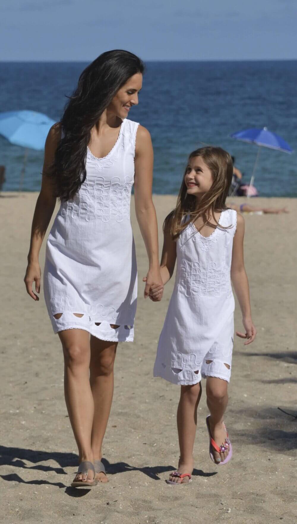 Cotton Natural Girl’s Largo Dress