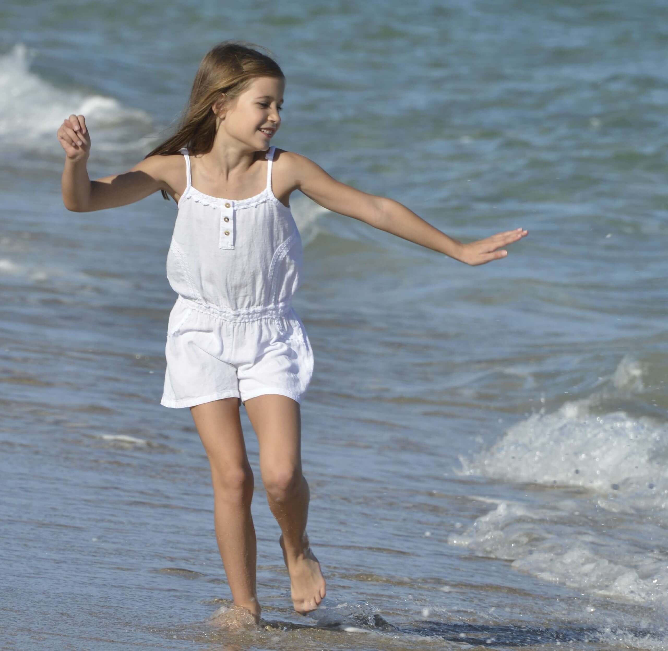 Cotton Natural Girl’s Milano Romper