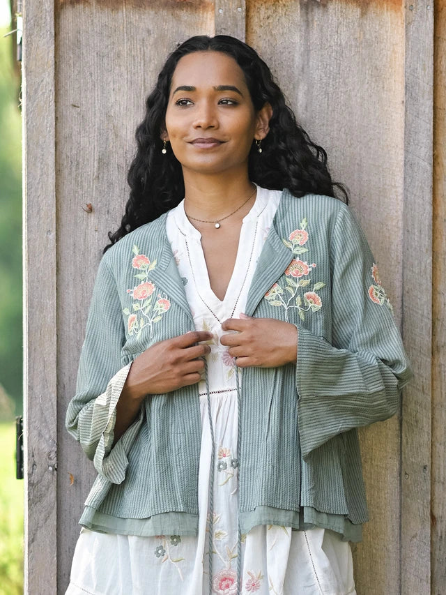 April Cornell Happiness Cover Up - Soft Teal