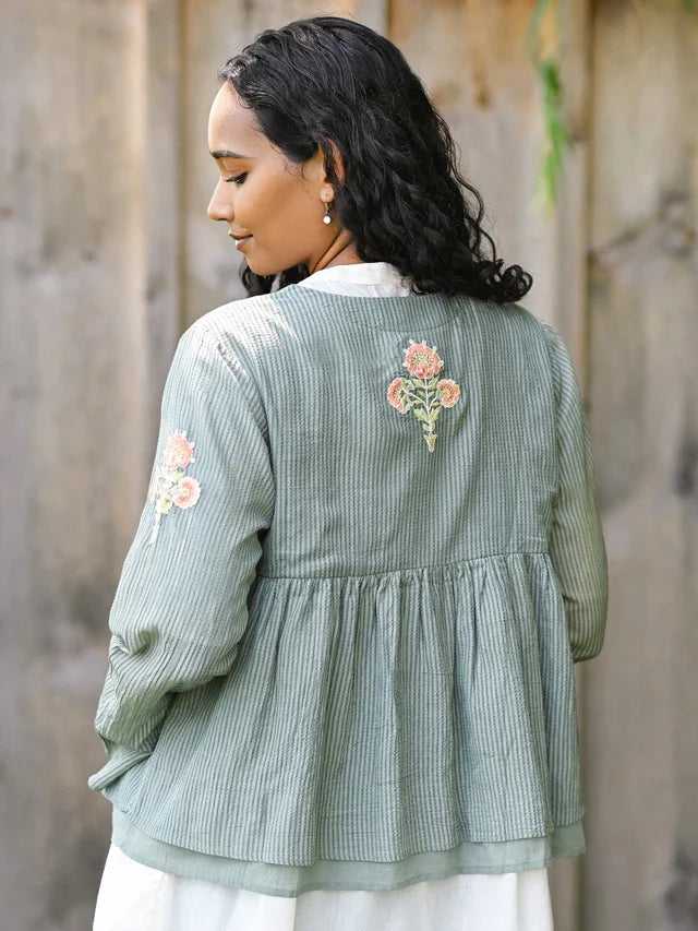 April Cornell Happiness Cover Up - Soft Teal