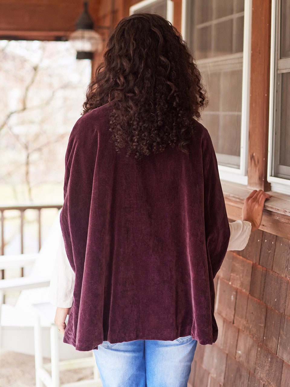 April Cornell Velvet Cape