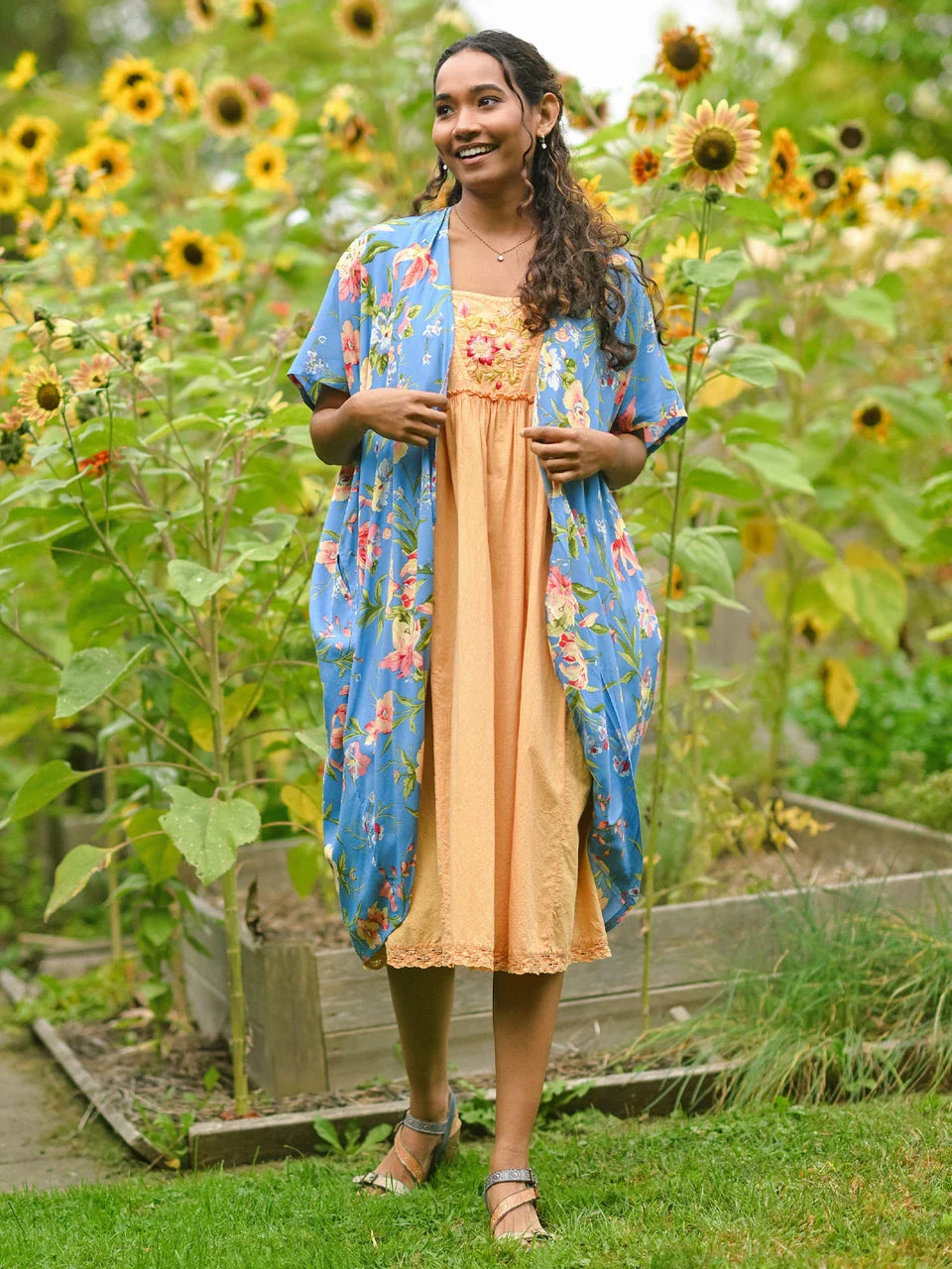 April Cornell Lillian Cover Up - Blue