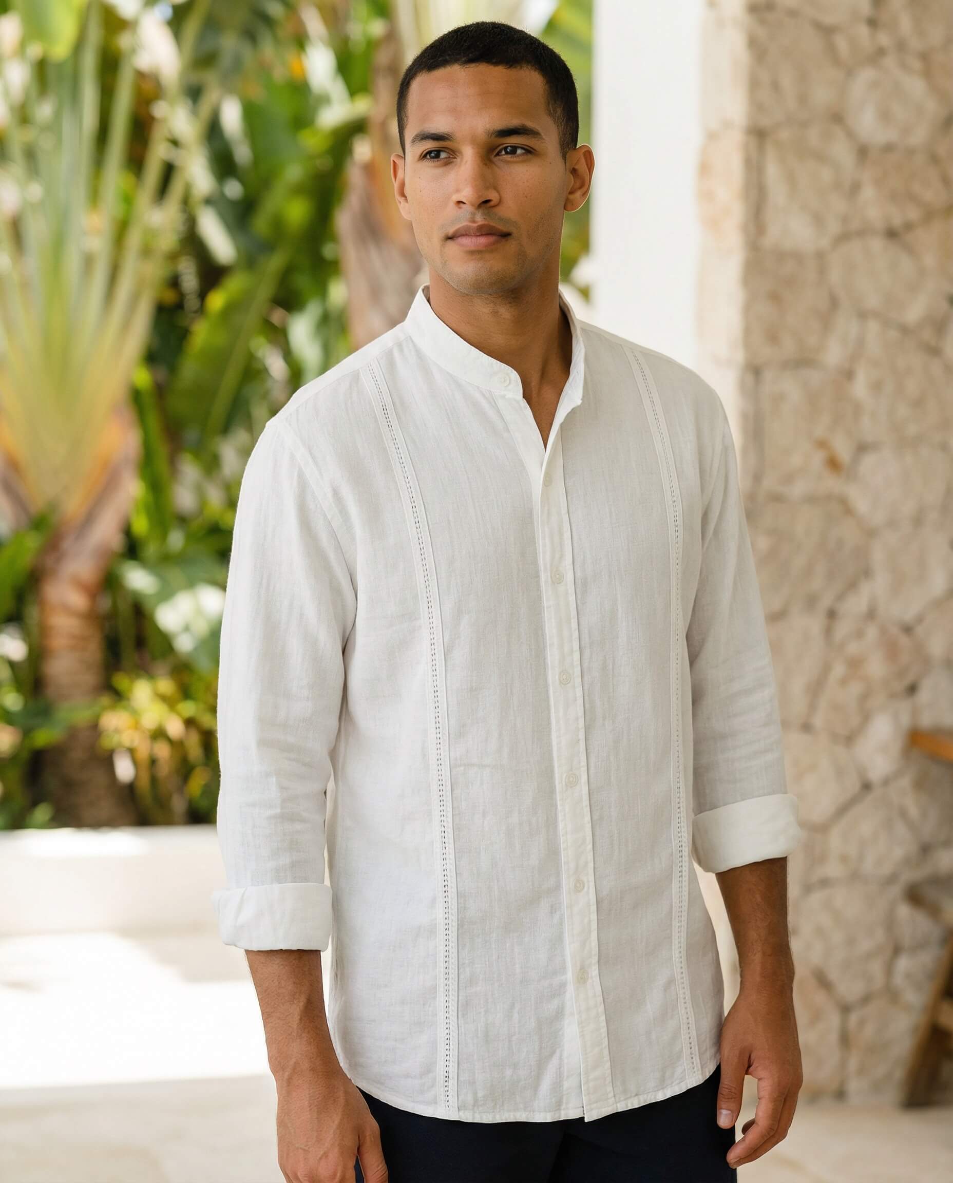 Cotton Natural Men's Campo Shirt