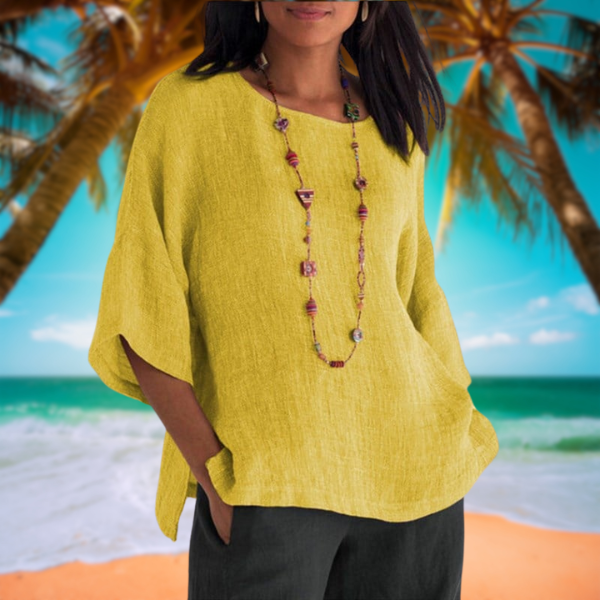 Nabalu Calithea | Women’s Relaxed Half Sleeve Casual Blouse