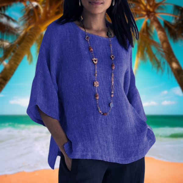 Nabalu Calithea | Women’s Relaxed Half Sleeve Casual Blouse