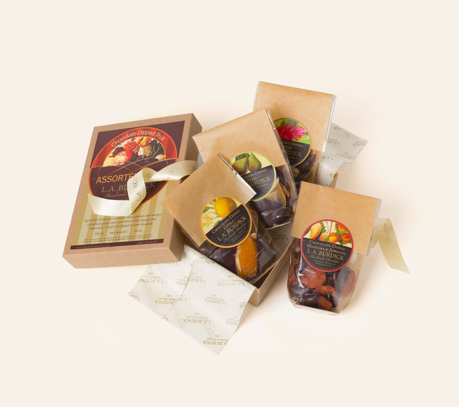 L.A. Burdick Chocolates Chocolate-Dipped Fruit Assortment