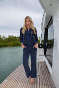 Cotton Natural Women's Bali Midnight Blue Pants