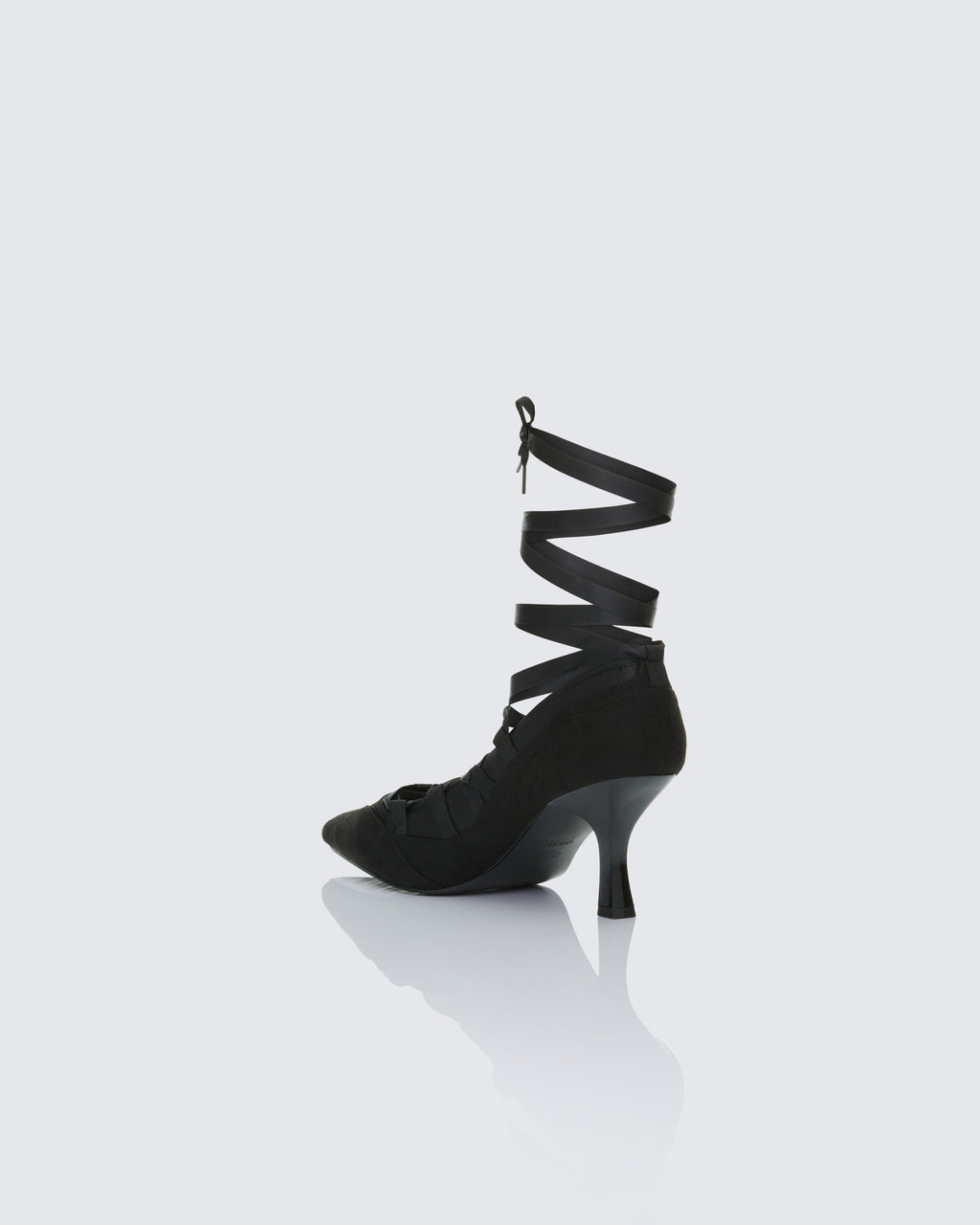 Finesse Dahlia Lace up Ballet Pump