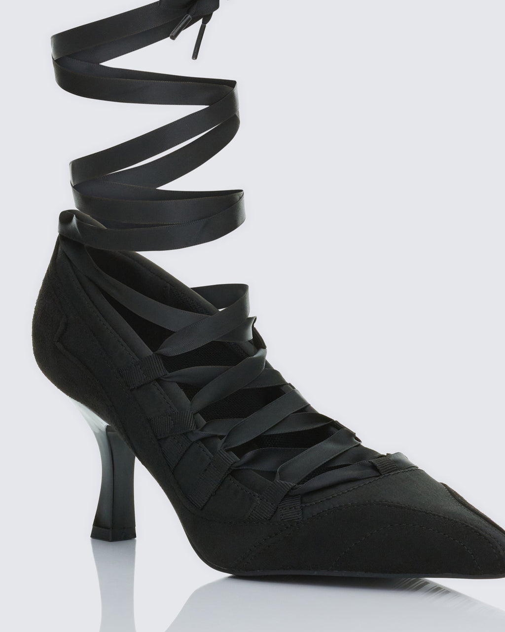 Finesse Dahlia Lace up Ballet Pump