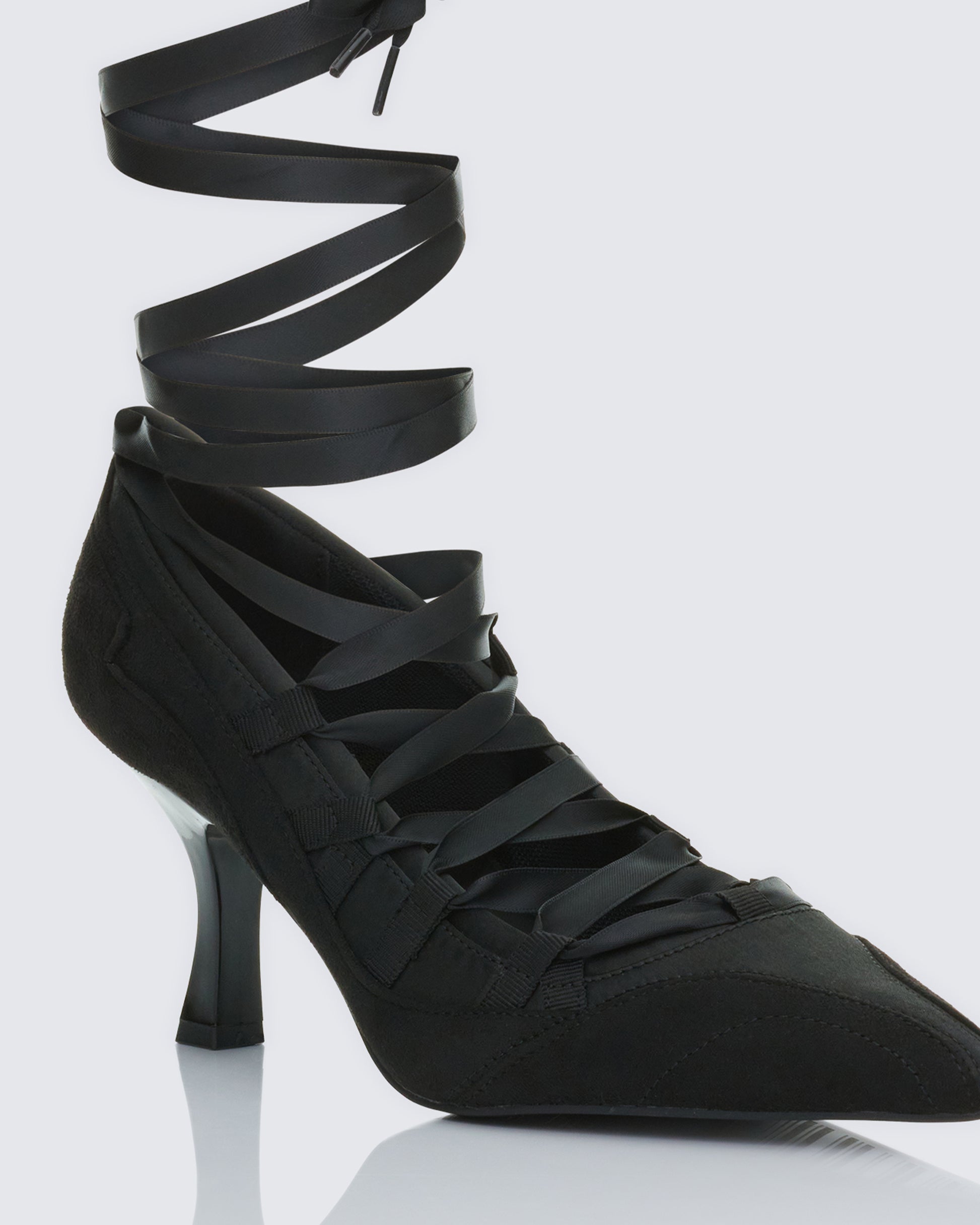 Finesse Dahlia Lace up Ballet Pump