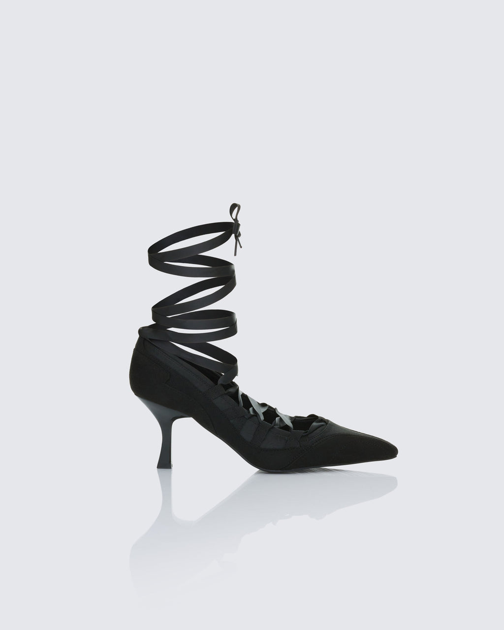 Finesse Dahlia Lace up Ballet Pump
