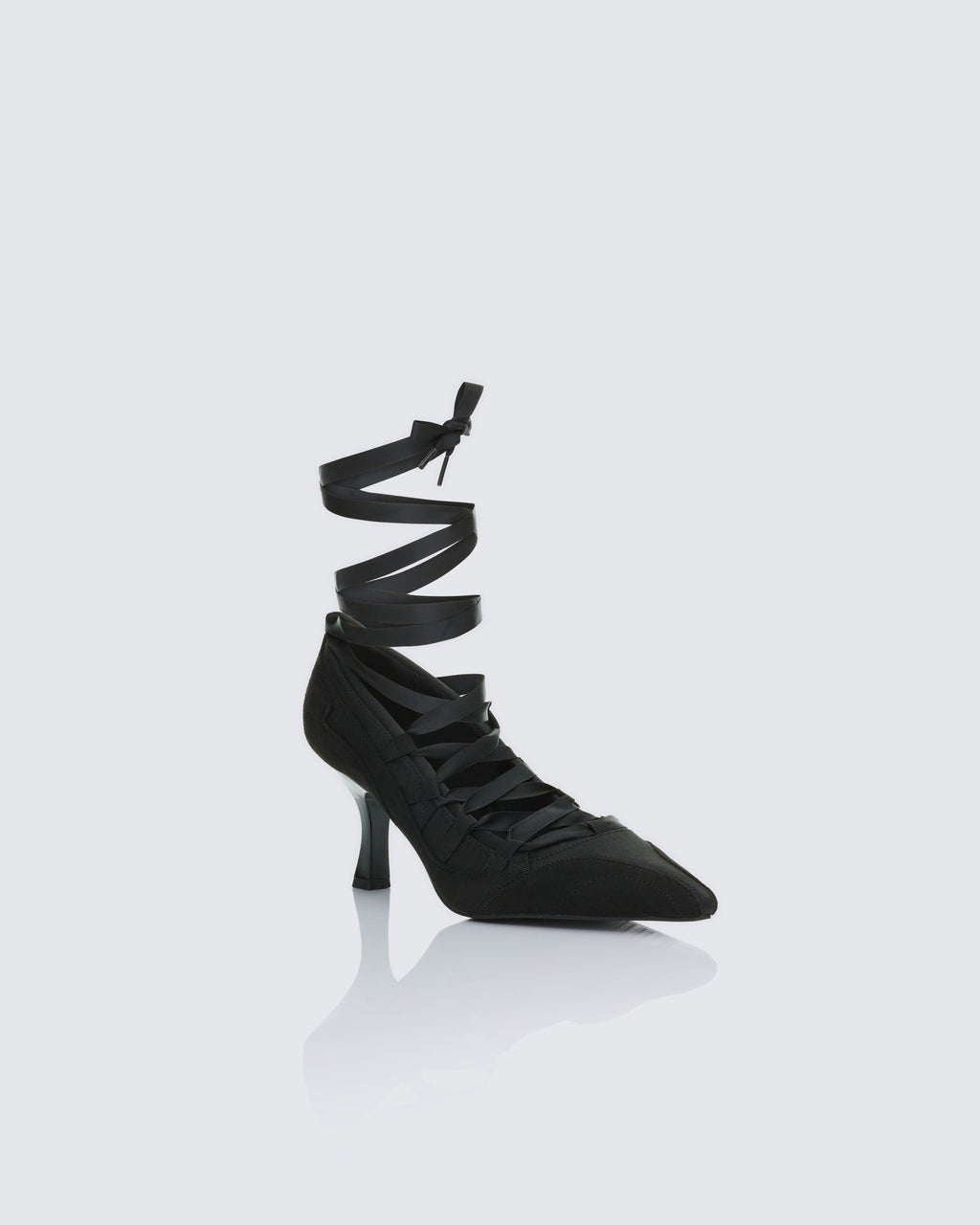 Finesse Dahlia Lace up Ballet Pump