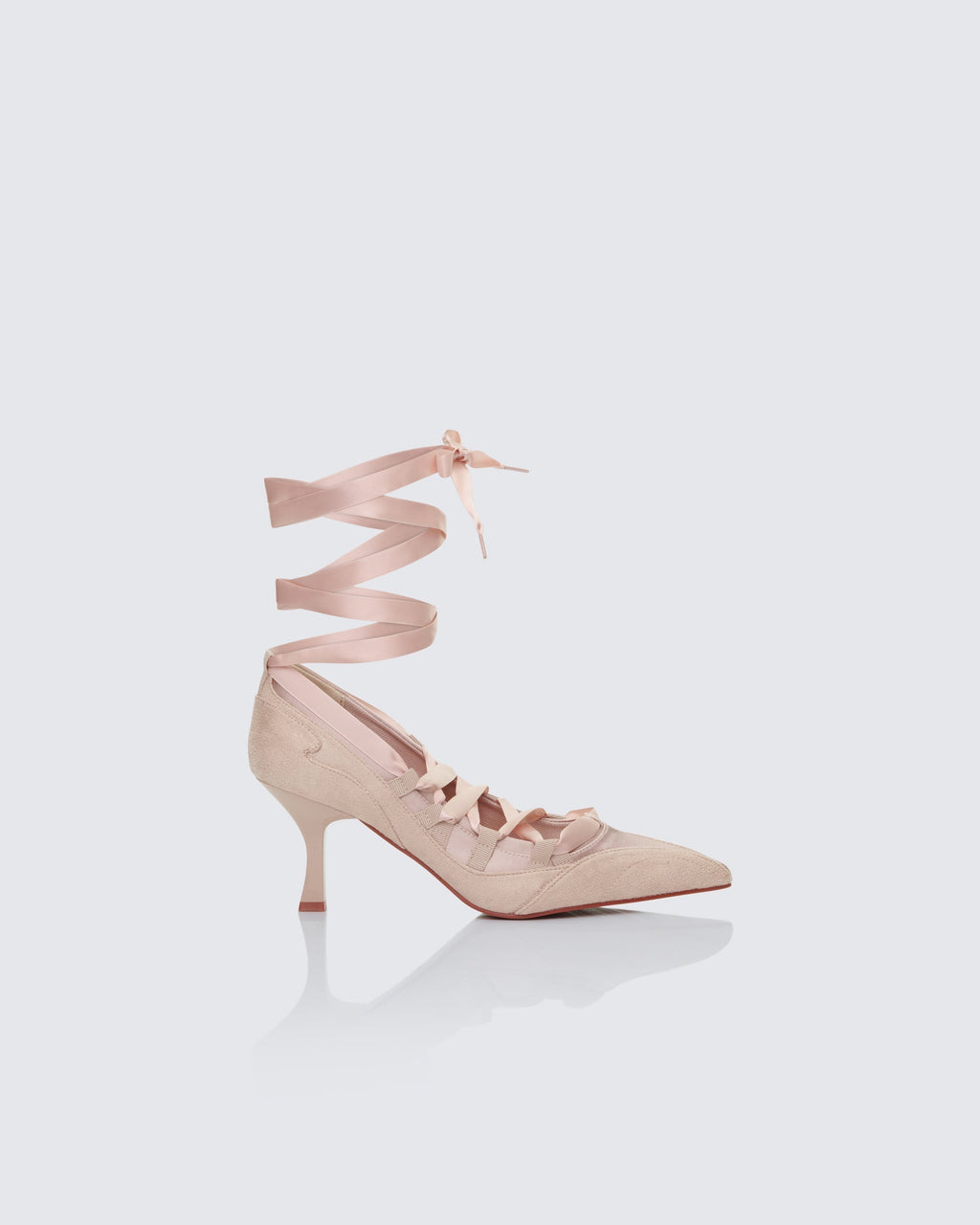 Finesse Dahlia Lace up Ballet Pump