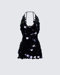 Finesse Deanah Disc Sequin Mini Dress