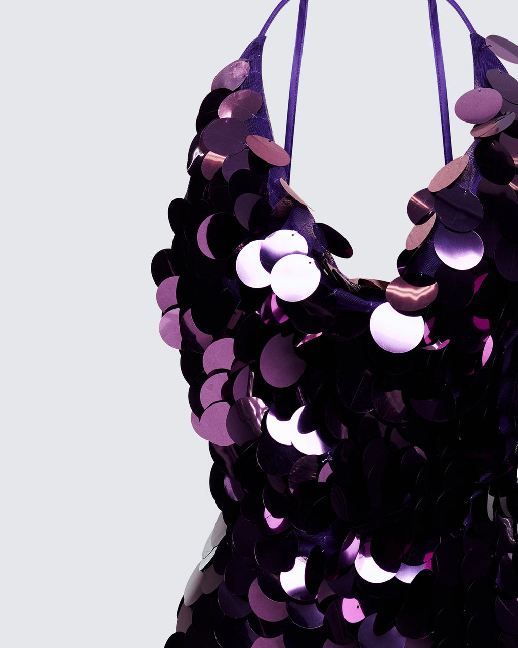 Finesse Deanah Disc Sequin Mini Dress