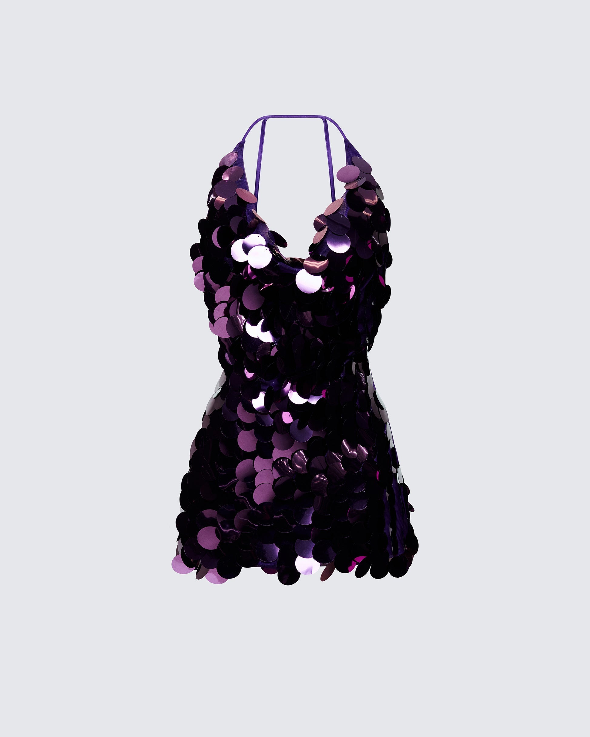 Finesse Deanah Disc Sequin Mini Dress