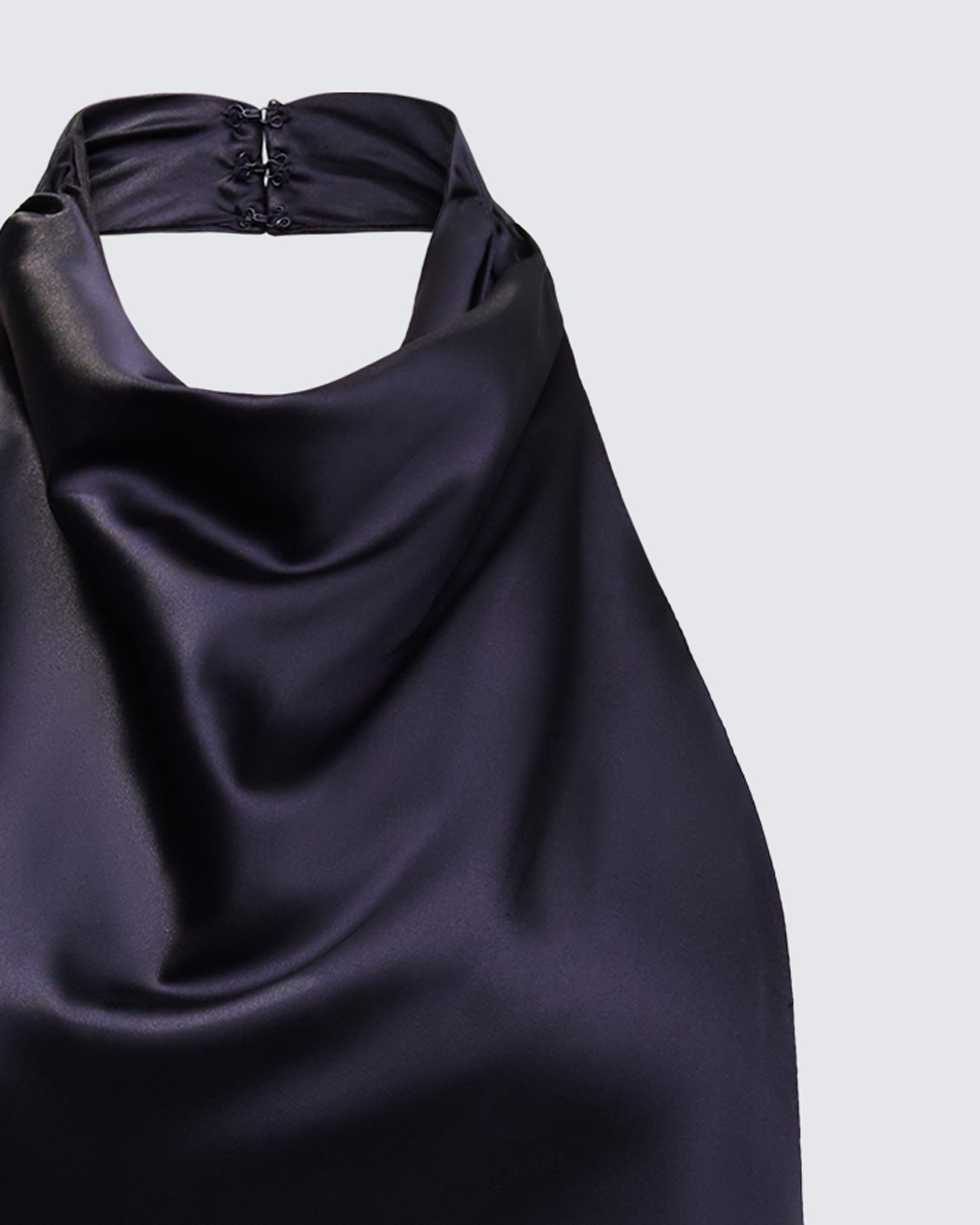 Finesse Dot Black Sequin Open Back Mini Dress