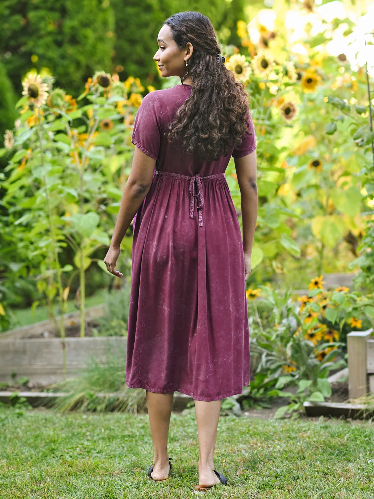April Cornell Sedona Dress - Dark Amethyst