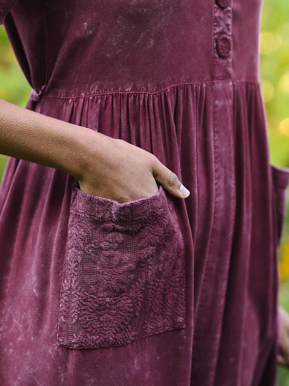 April Cornell Sedona Dress - Dark Amethyst