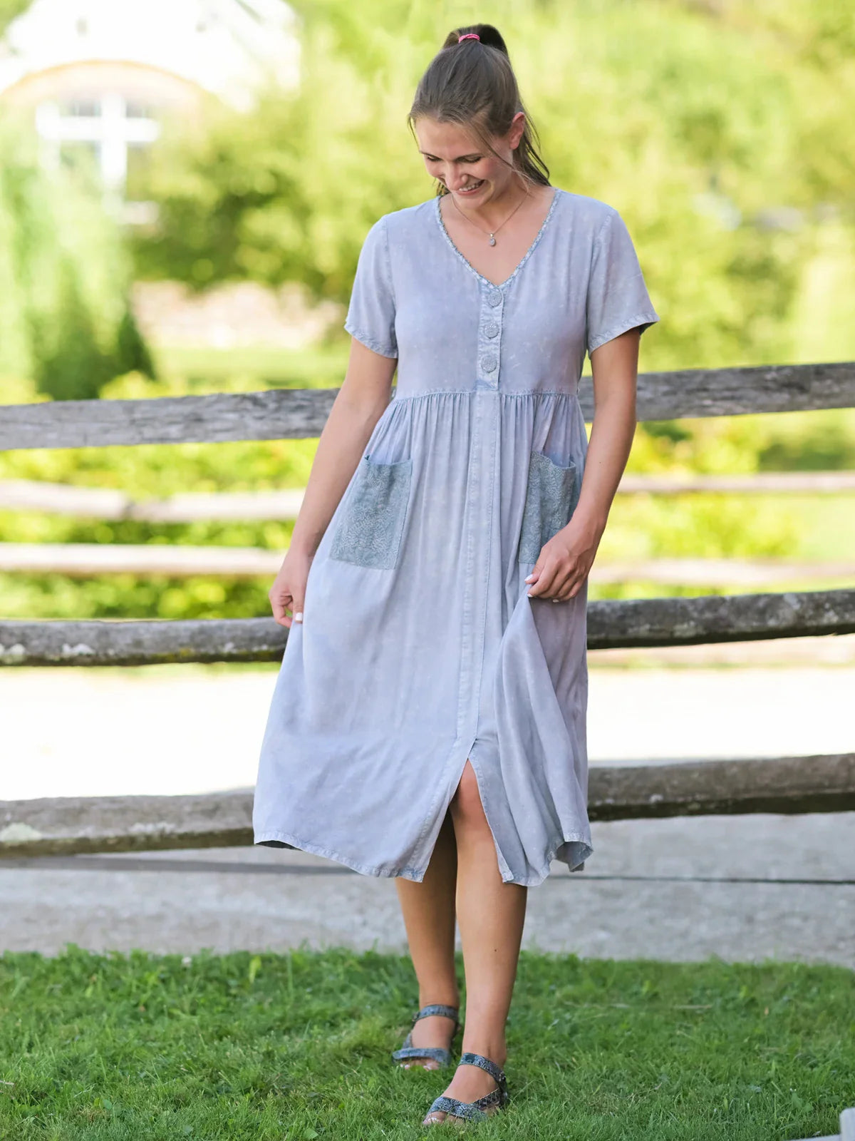 April Cornell Sedona Dress - Grey