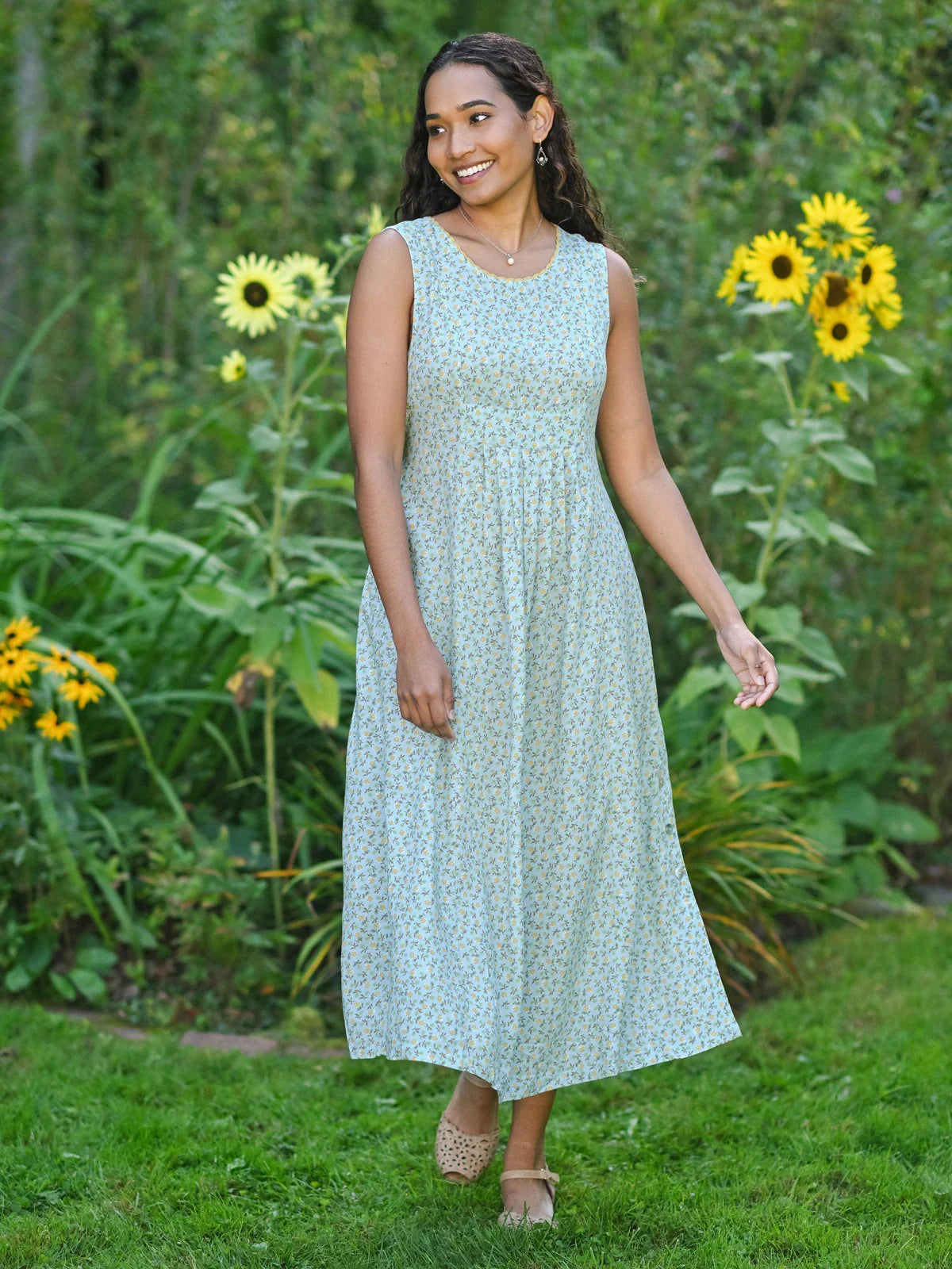 April Cornell Daphne Porch Dress - Powder Blue