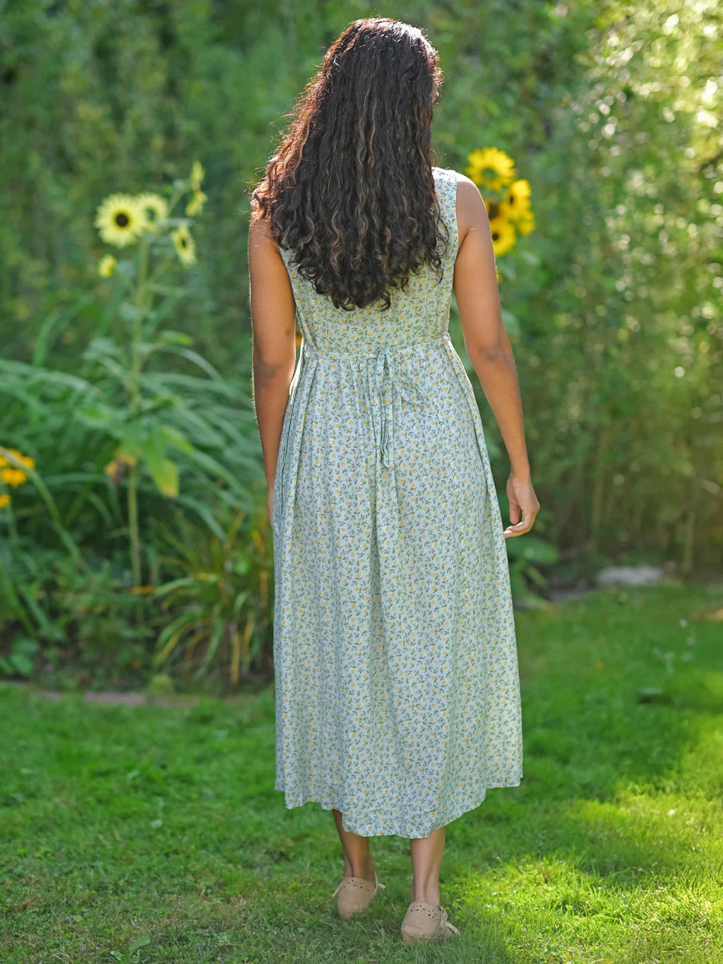 April Cornell Daphne Porch Dress - Powder Blue