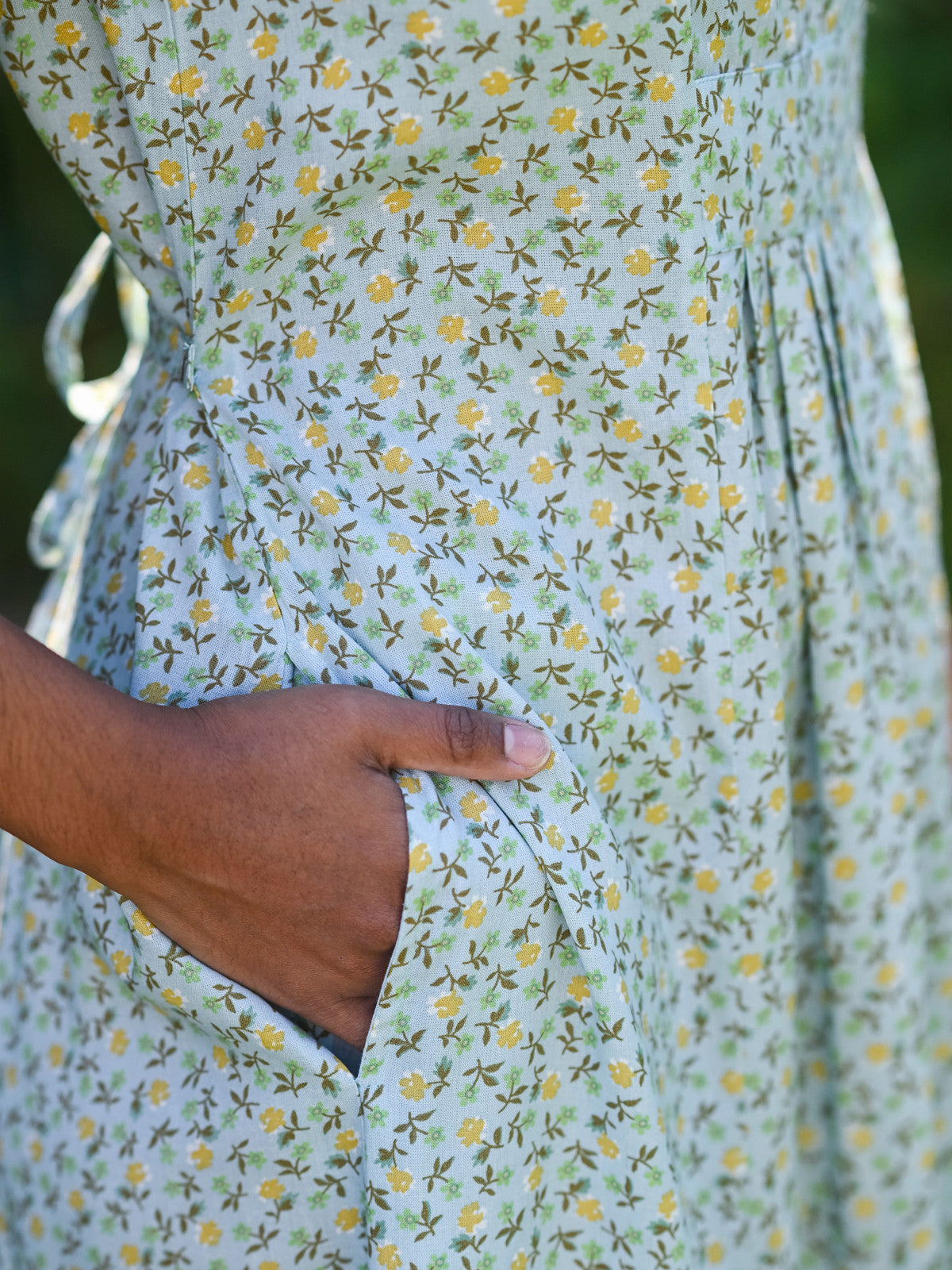 April Cornell Daphne Porch Dress - Powder Blue