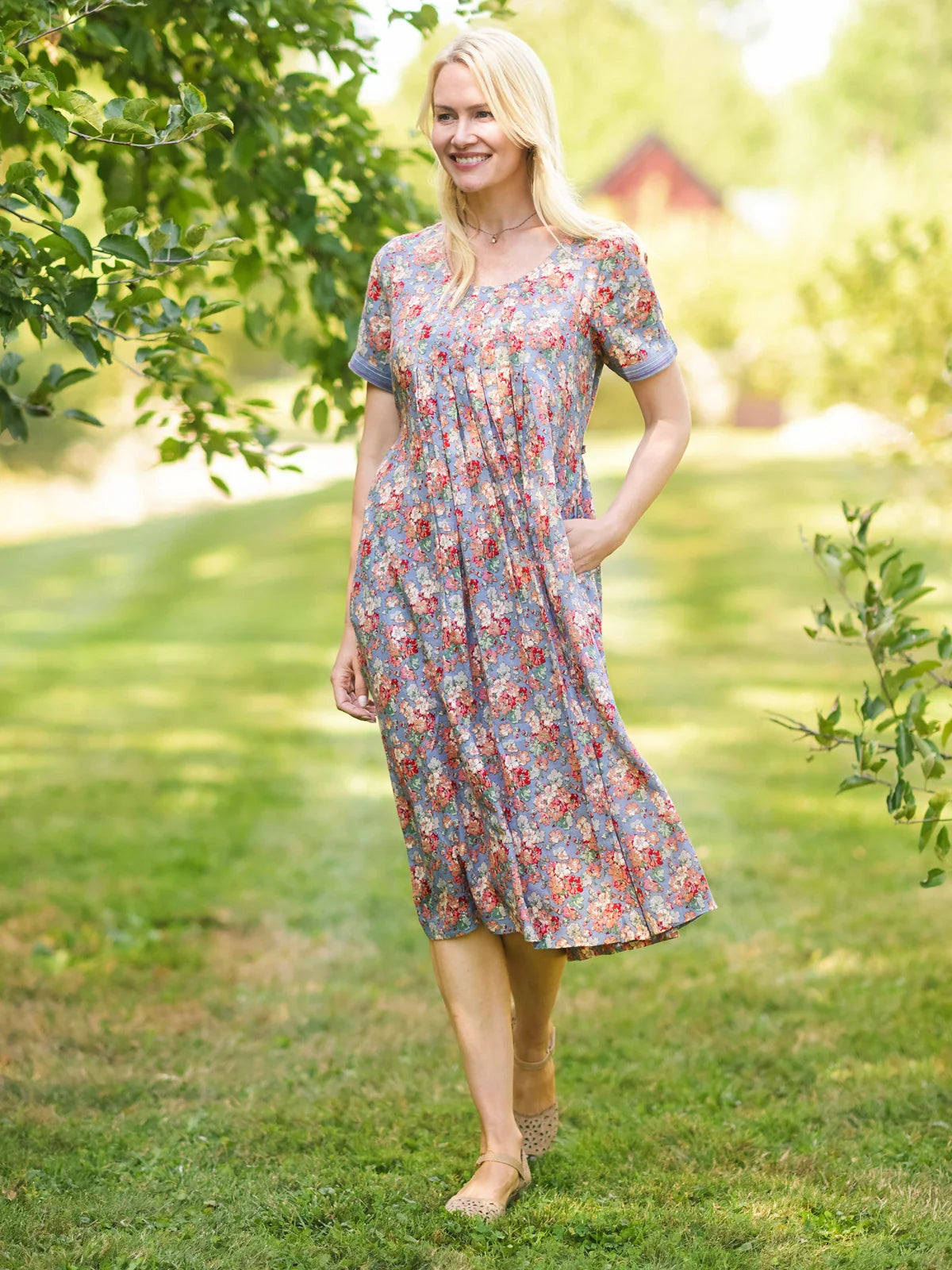 April Cornell Carolina Dress - Slate