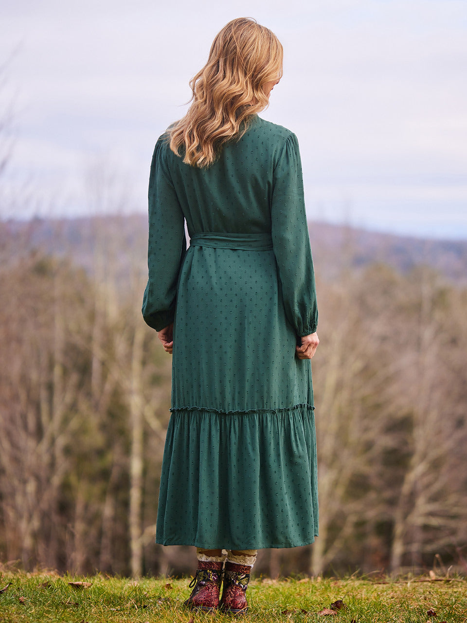 April Cornell Bistro Dress - Dark Forest