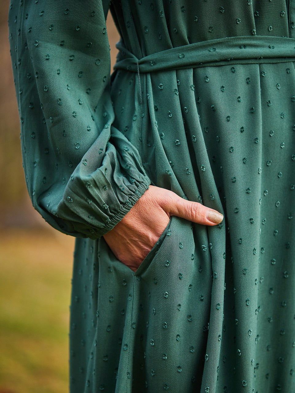 April Cornell Bistro Dress - Dark Forest